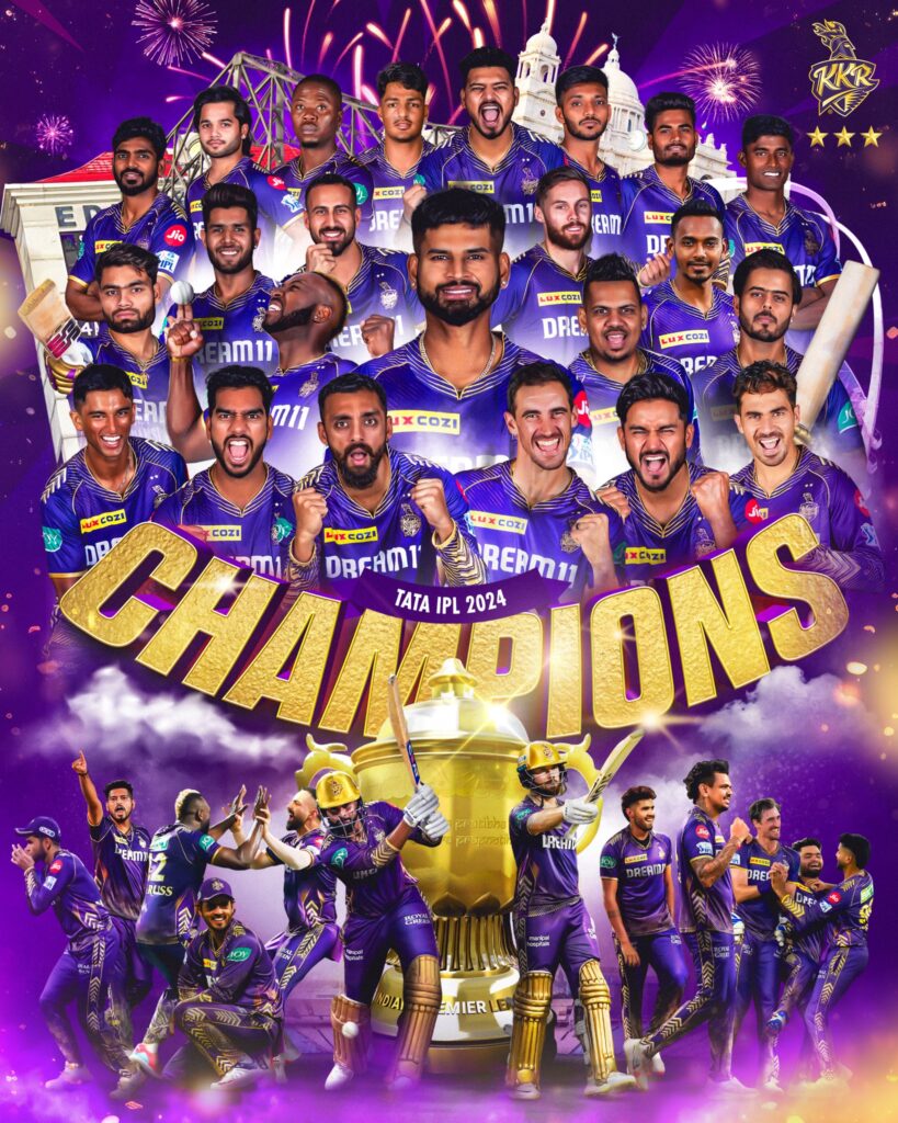 IPL 2024 CHAMPIONS KKR