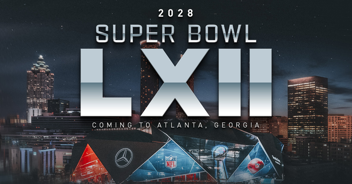 Superbowl 2028 location Mercedes Benz Stadium