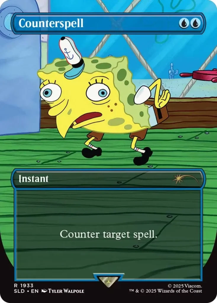 Spongebob Secret Lair Counterspell