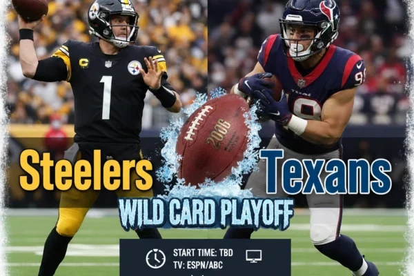 Steelers vs Texans 2026 Wild Card Playoff Preview, Start Time, TV Channel & Key Matchups
