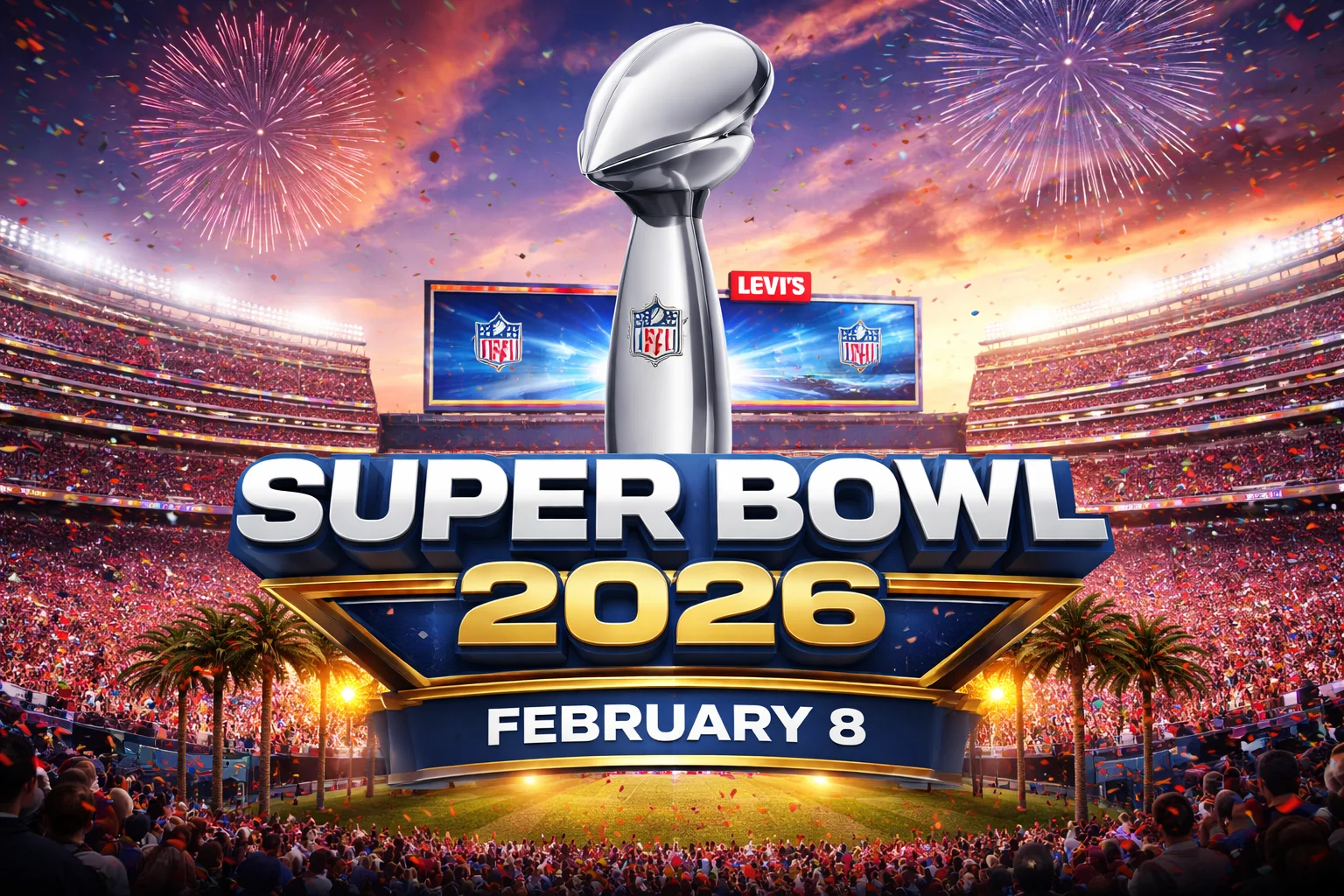 Super Bowl 2026: Date, Time, Location, Halftime Show & TV Info