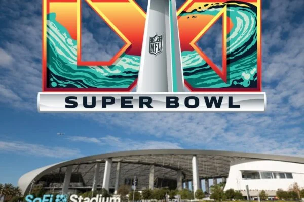 Official Logo for Superbowl 2027 at Sci Fi Los Angeles