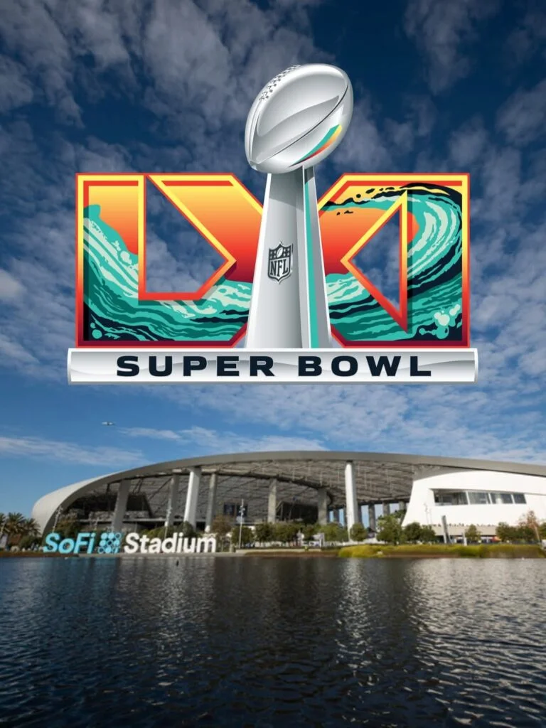Official Logo for Superbowl 2027 at Sci Fi Los Angeles